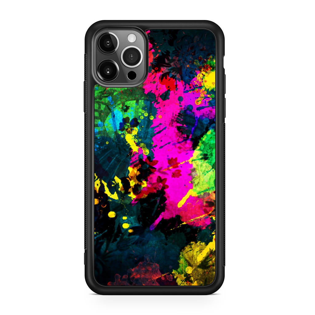 Mixture Colorful Paint iPhone 12 Pro Case