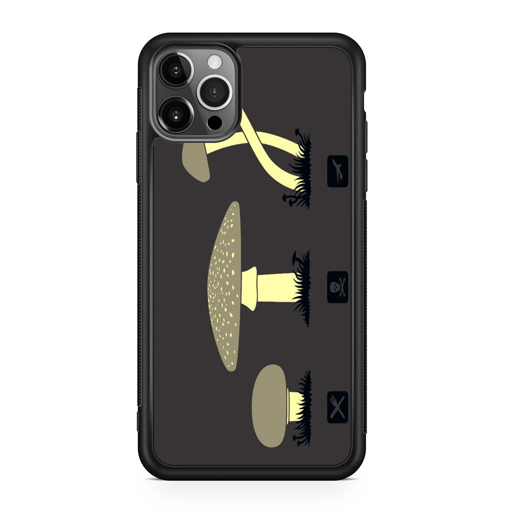 Mushroom Minimalism iPhone 12 Pro Case