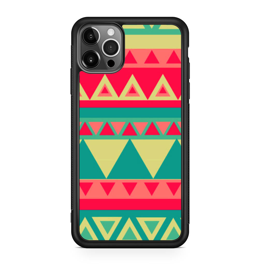Old Aztec Pattern iPhone 12 Pro Case