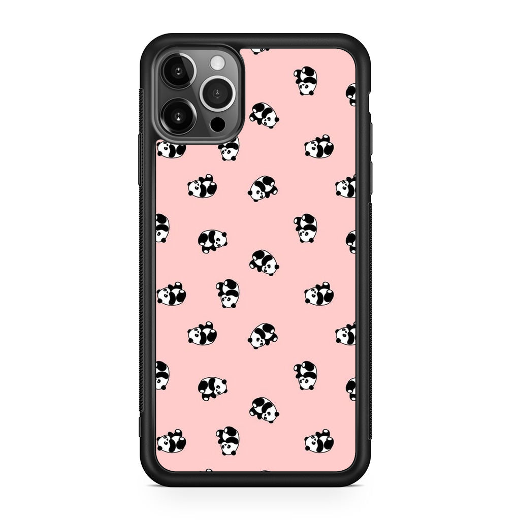 Pandas Pattern iPhone 12 Pro Case