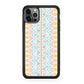 Peach Aztec Pattern iPhone 12 Pro Max Case
