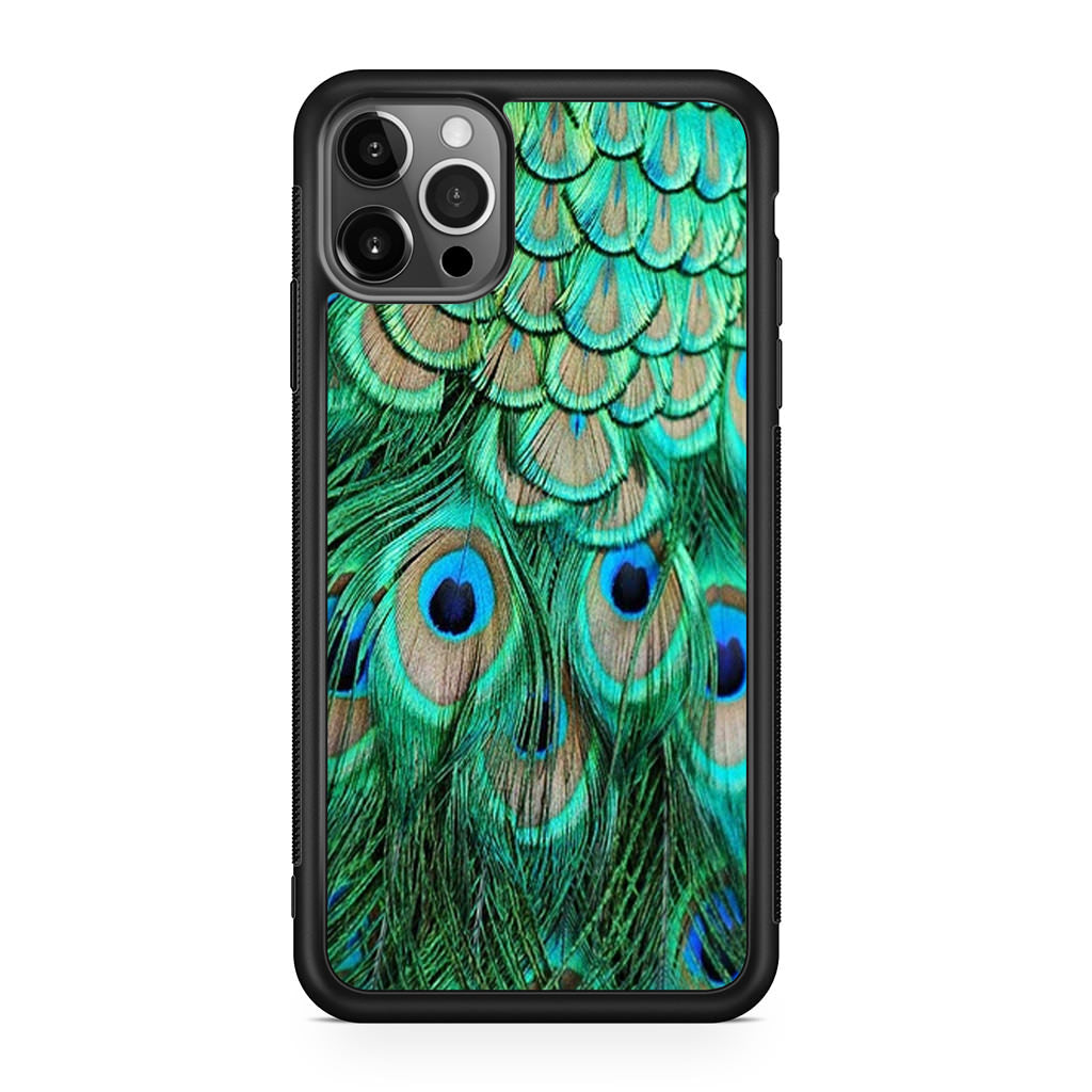 Peacock Feather iPhone 12 Pro Case