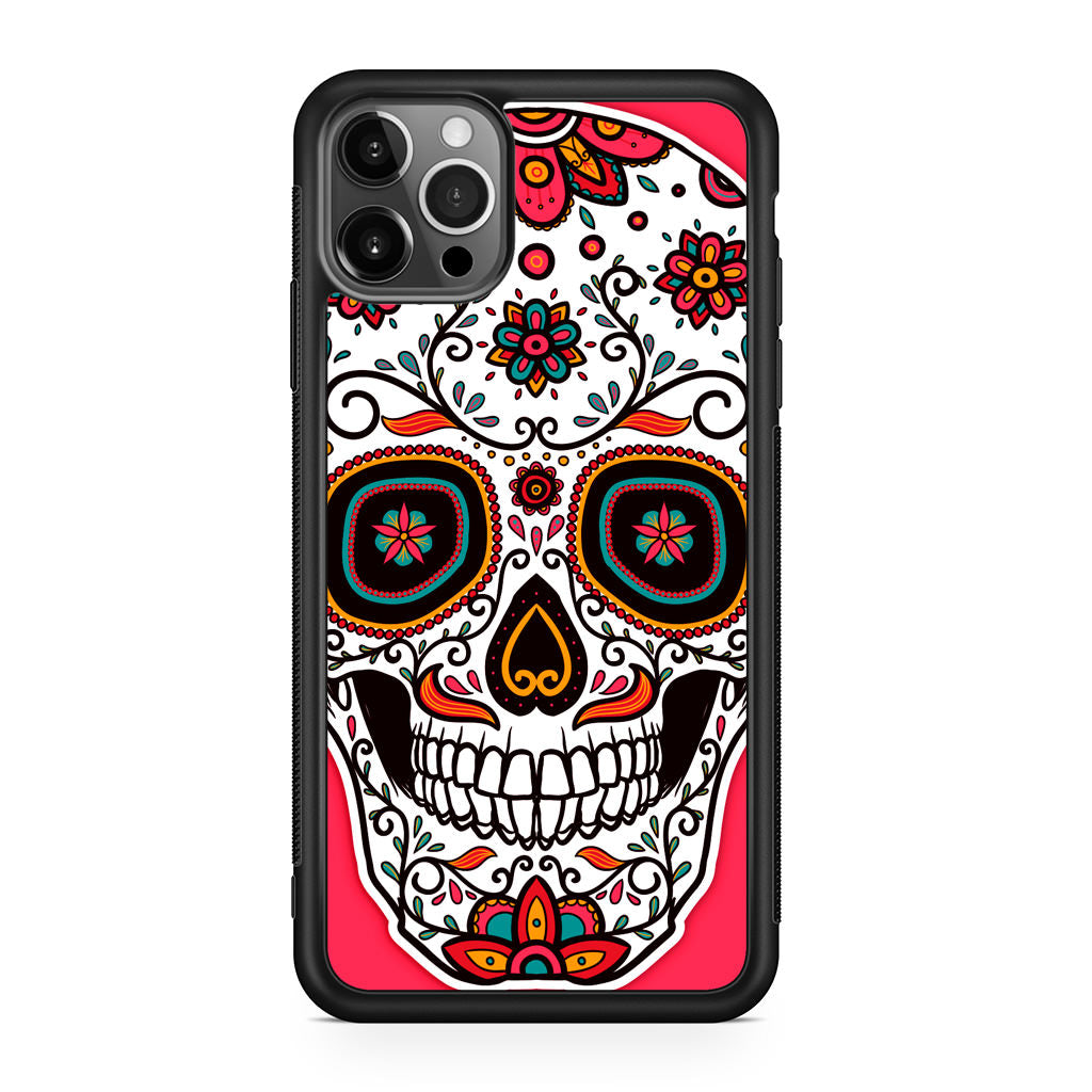 Pink Sugar Skull iPhone 12 Pro Case