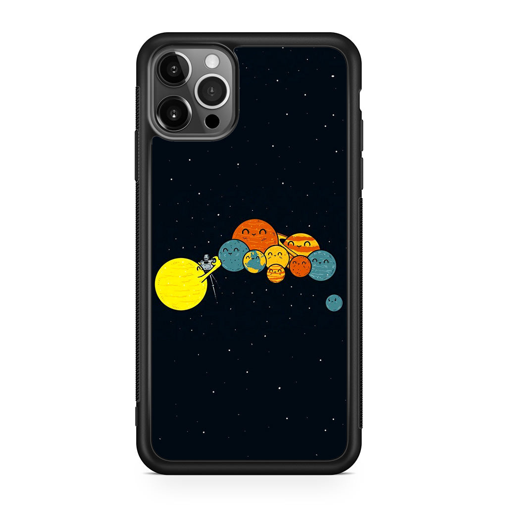 Planet Cute Illustration iPhone 12 Pro Case