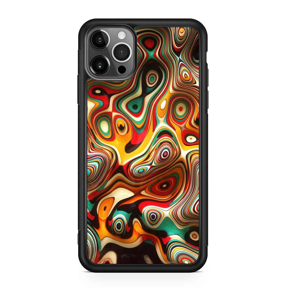 Plywood Art iPhone 12 Pro Case
