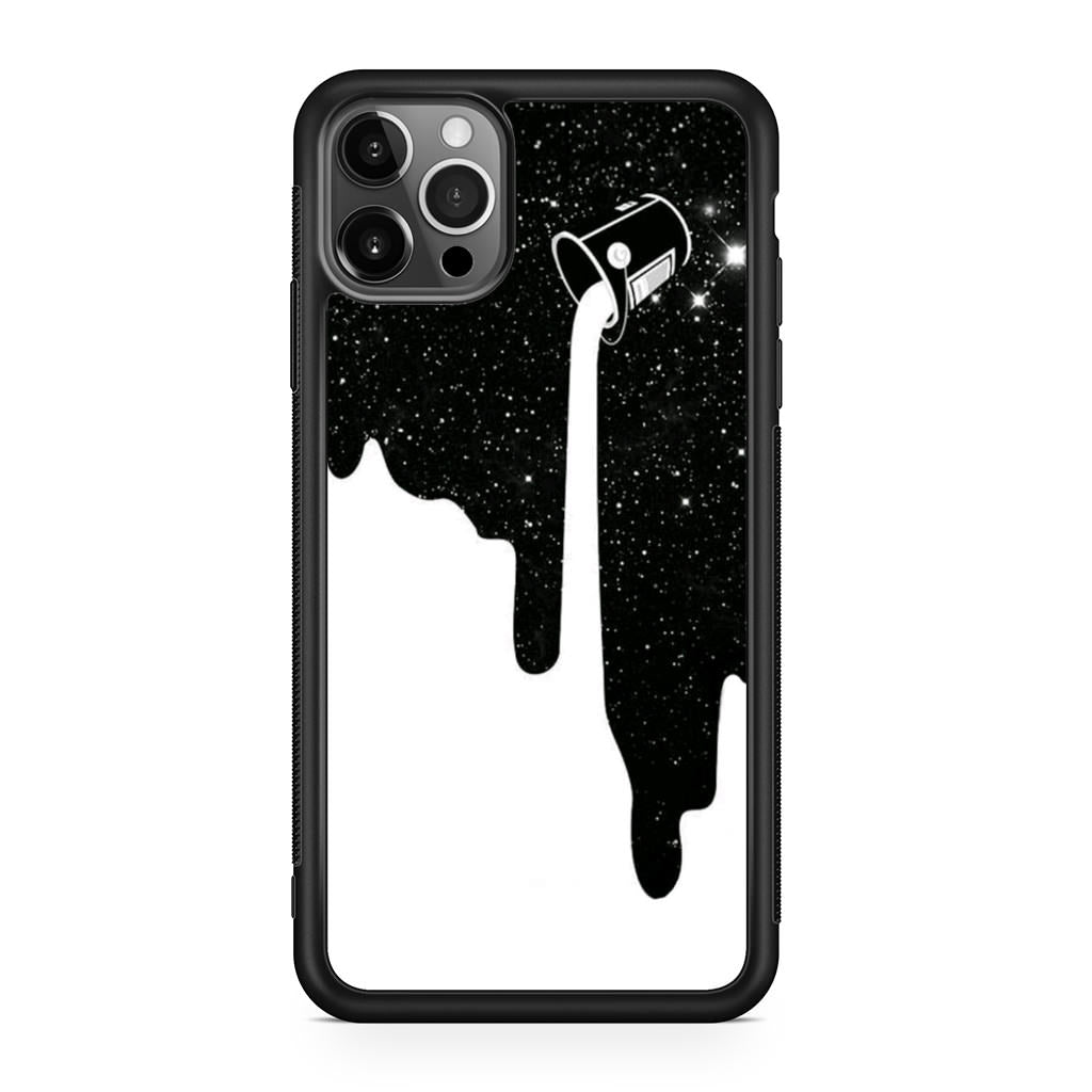 Pouring Milk Into Galaxy iPhone 12 Pro Case