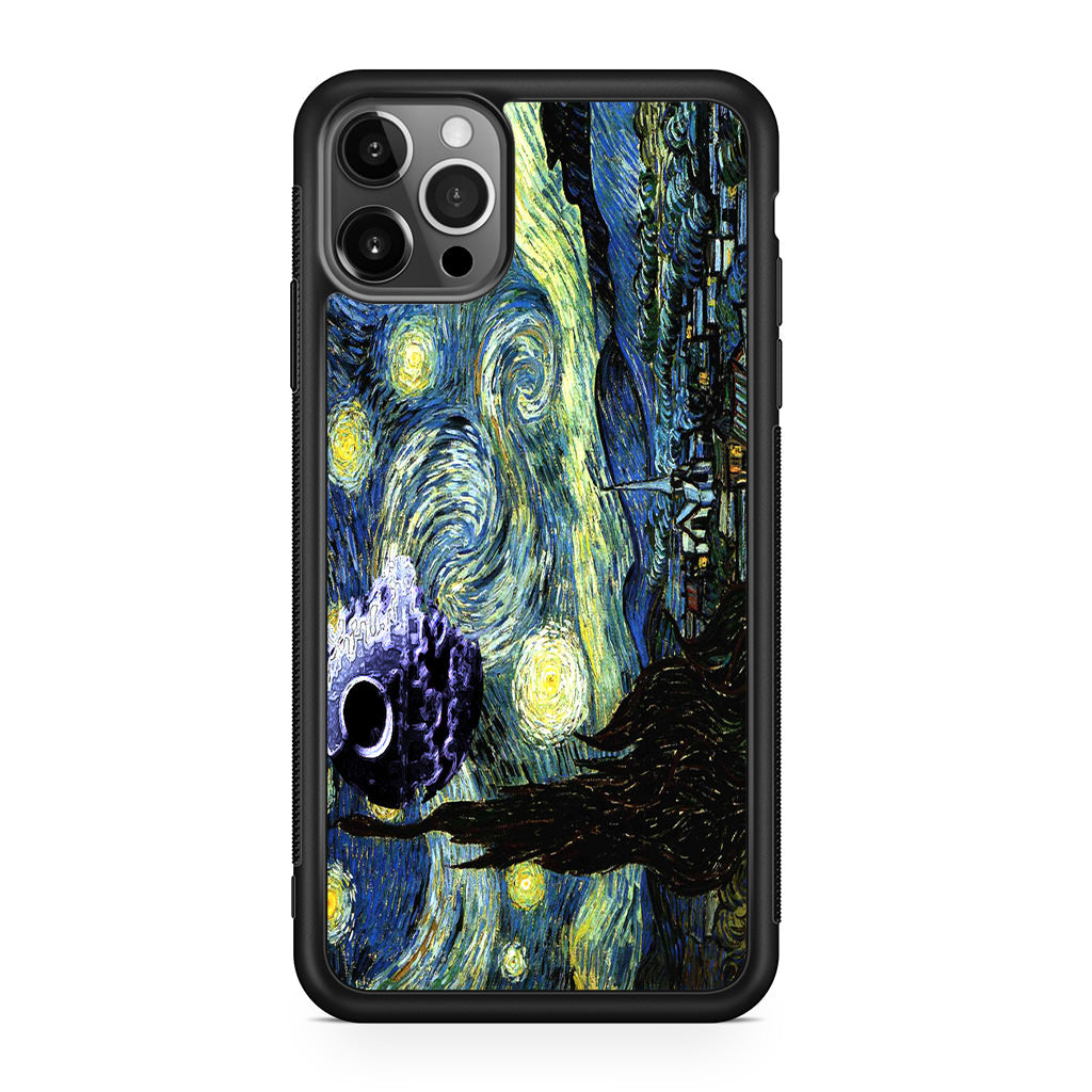 Skellington on a Starry Night iPhone 12 Pro Max Case