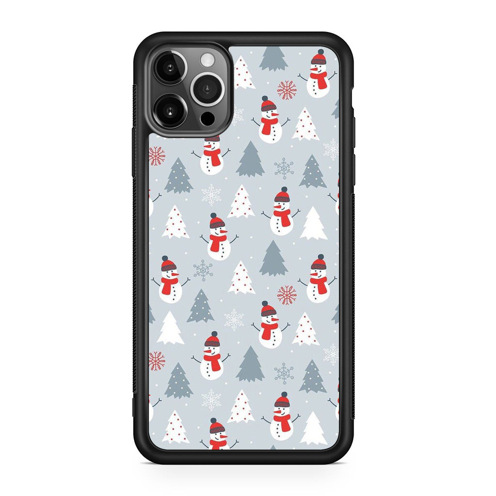 Snowmans Pattern iPhone 12 Pro Case