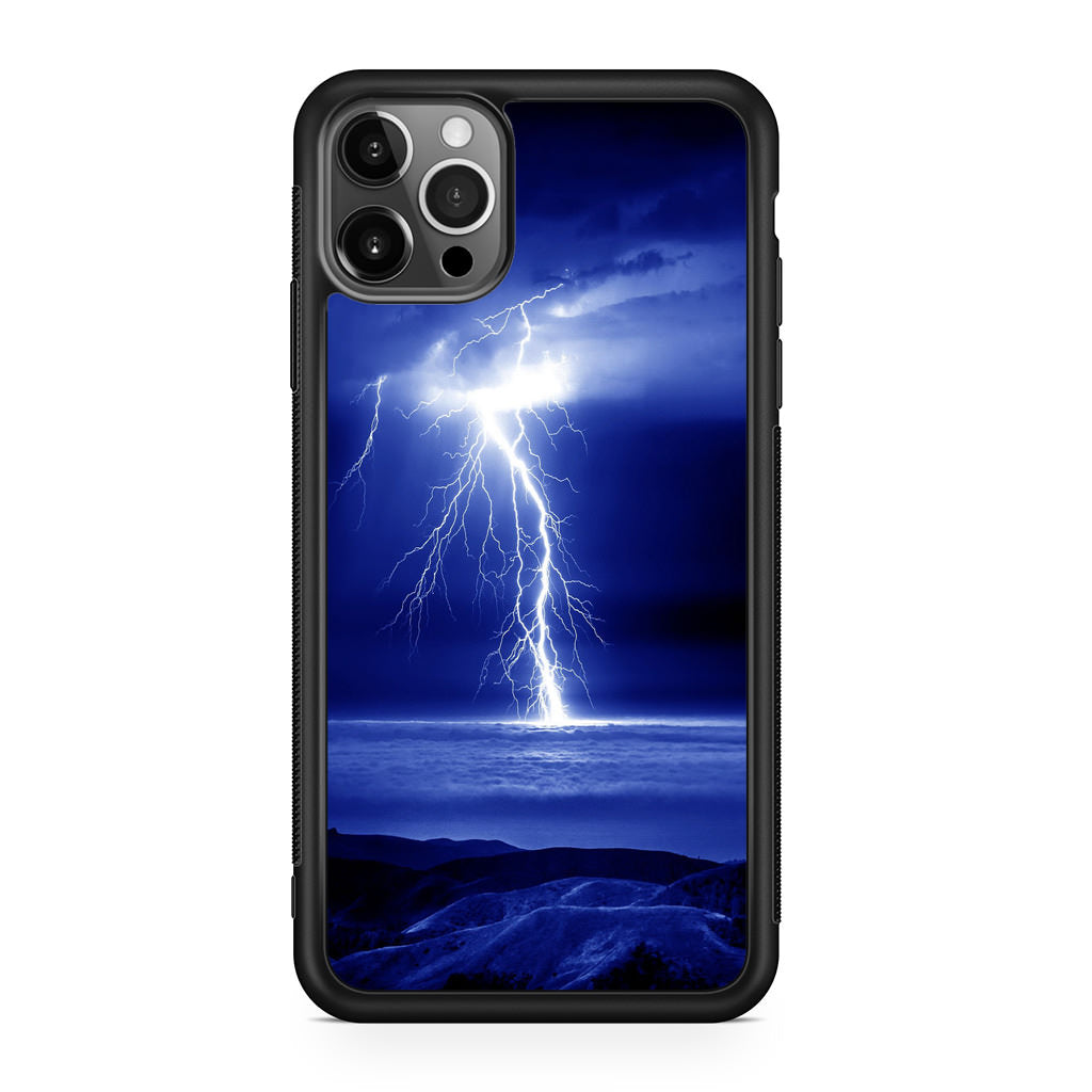 Thunder Over The Sea iPhone 12 Pro Case