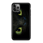 Toothless Dragon Eyes Close Up iPhone 12 Pro Max Case