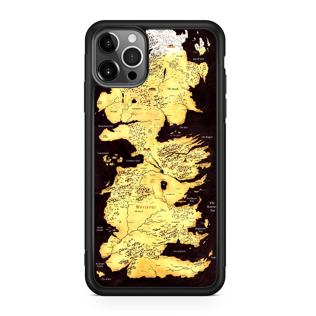 Westeros Map iPhone 12 Pro Case