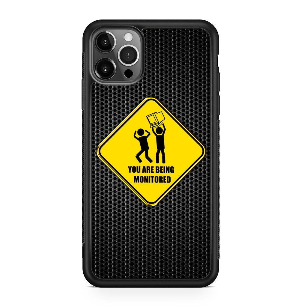 You Are Being Monitored iPhone 12 Pro Case