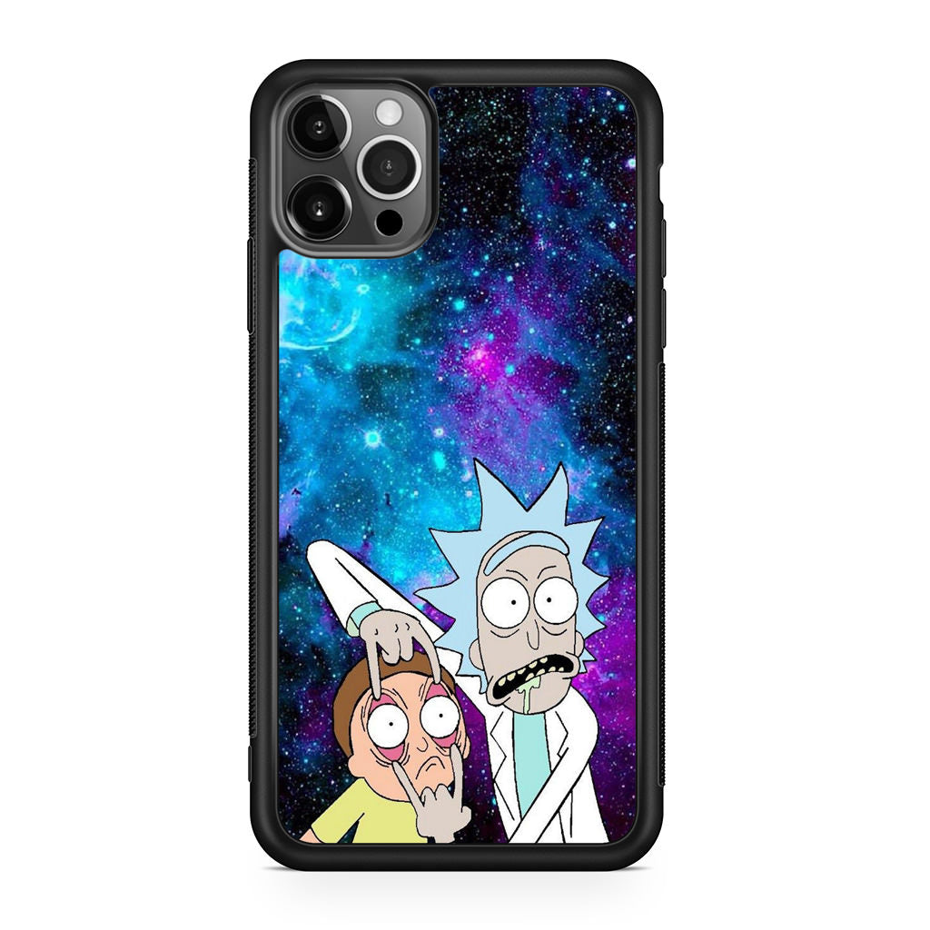 Rick And Morty Open Your Eyes iPhone 12 Pro Case