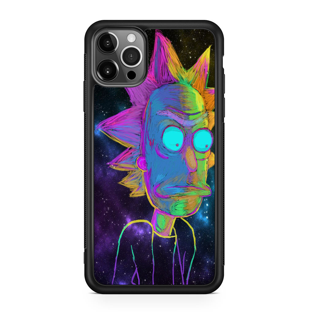 Rick Colorful Crayon Space iPhone 12 Pro Case
