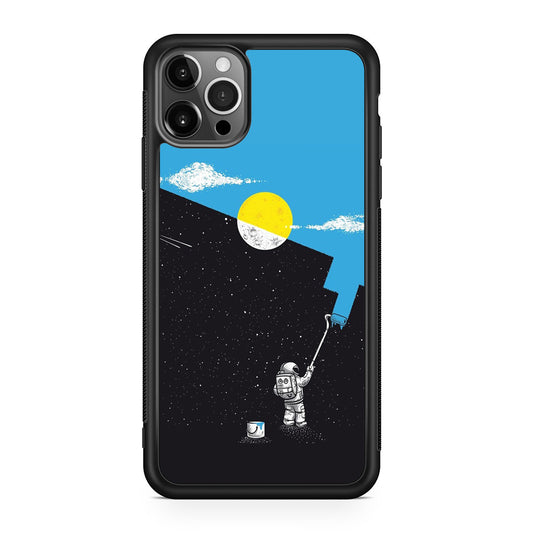 Space Paiting Day iPhone 12 Pro Case