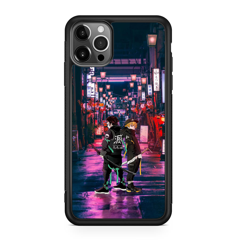 Tanjiro And Zenitsu in Style iPhone 12 Pro Case
