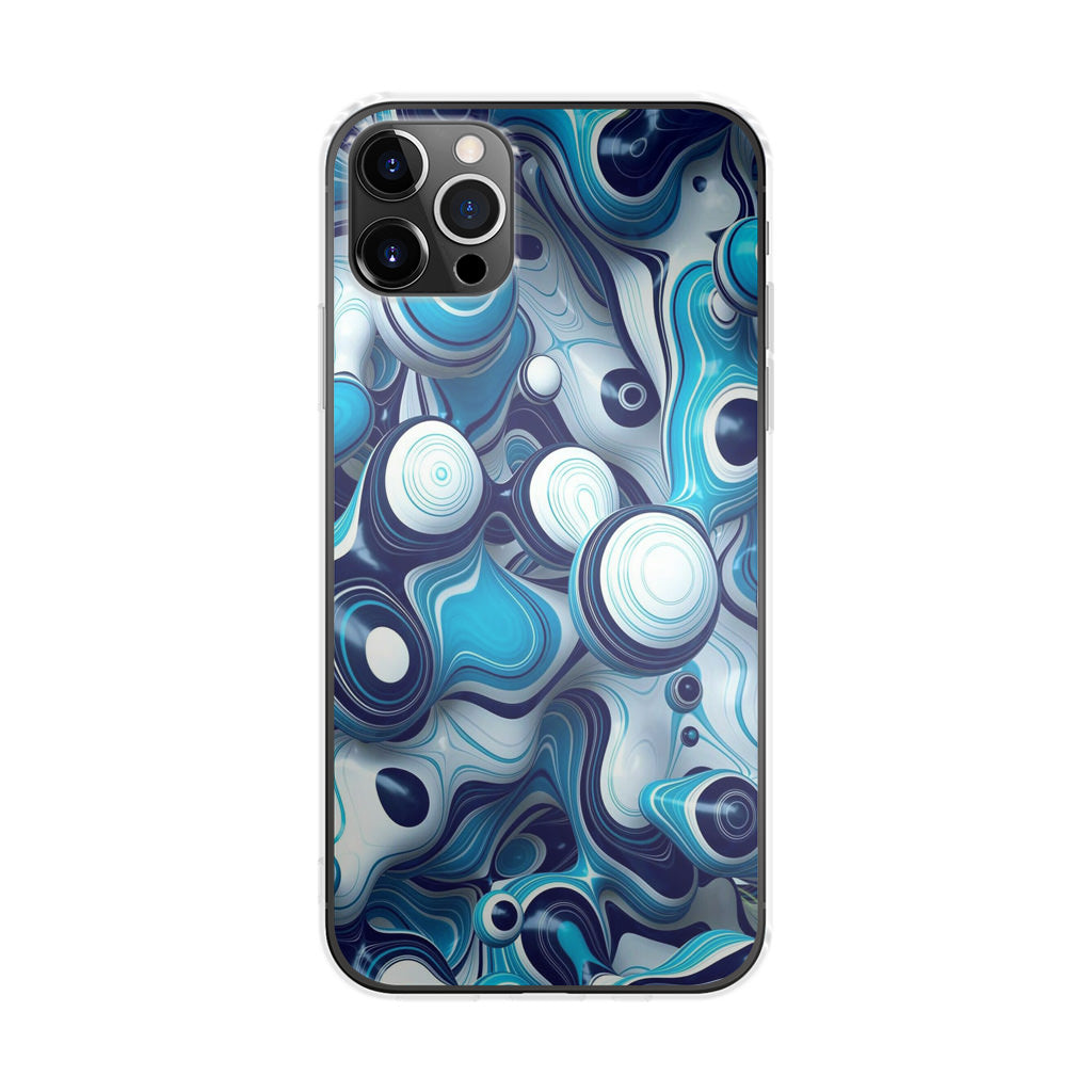 Abstract Art All Blue iPhone 12 Pro Case