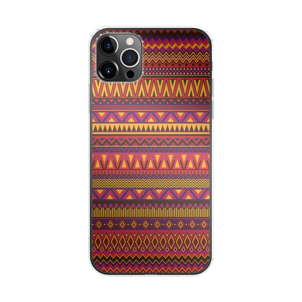 African Aztec Pattern iPhone 12 Pro Case