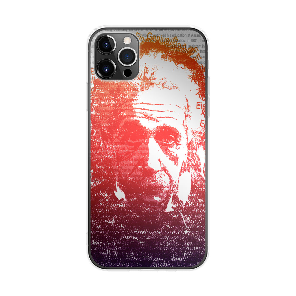 Albert Einstein Art iPhone 12 Pro Case