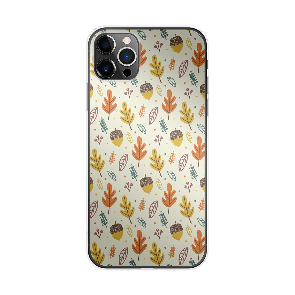 Autumn Things Pattern iPhone 12 Pro Case