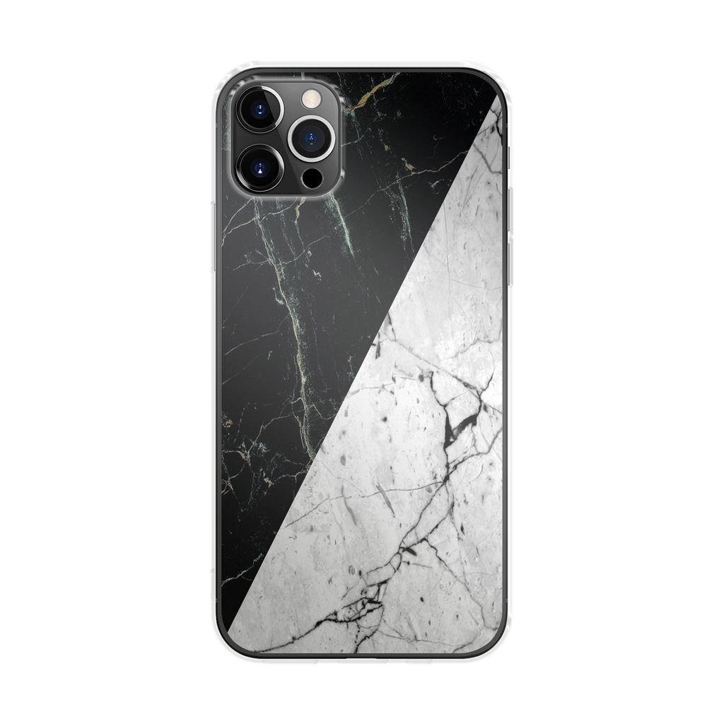 B&W Marble iPhone 12 Pro Case