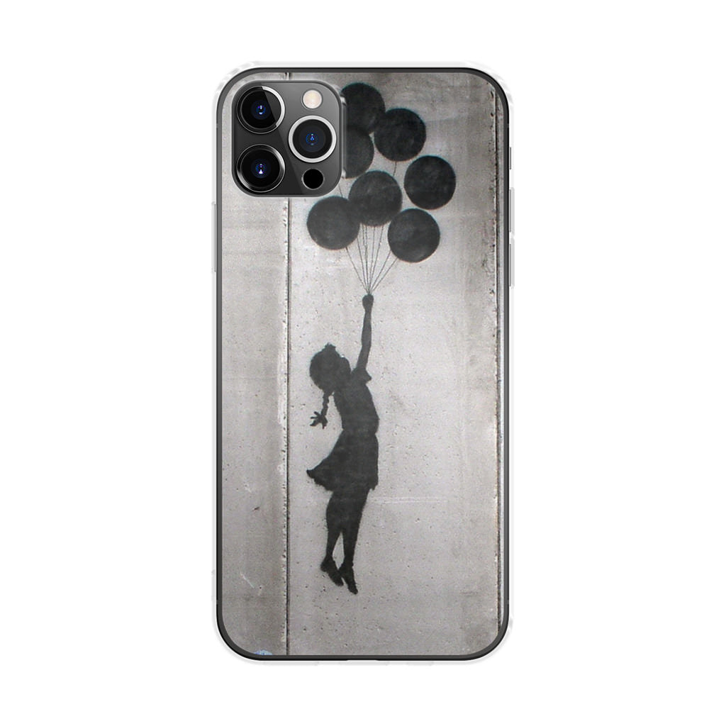 Banksy Girl With Balloons iPhone 12 Pro Case