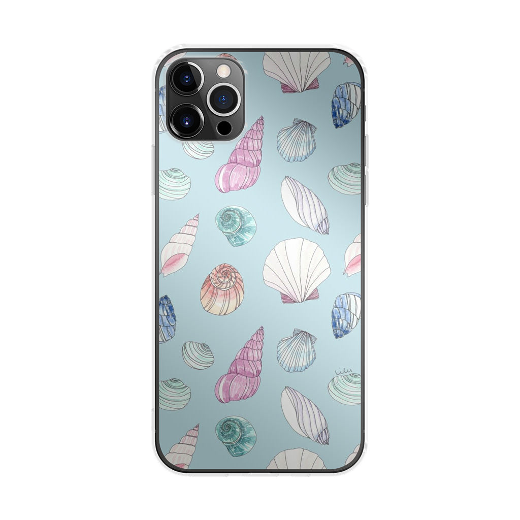 Beach Shells Pattern iPhone 12 Pro Case