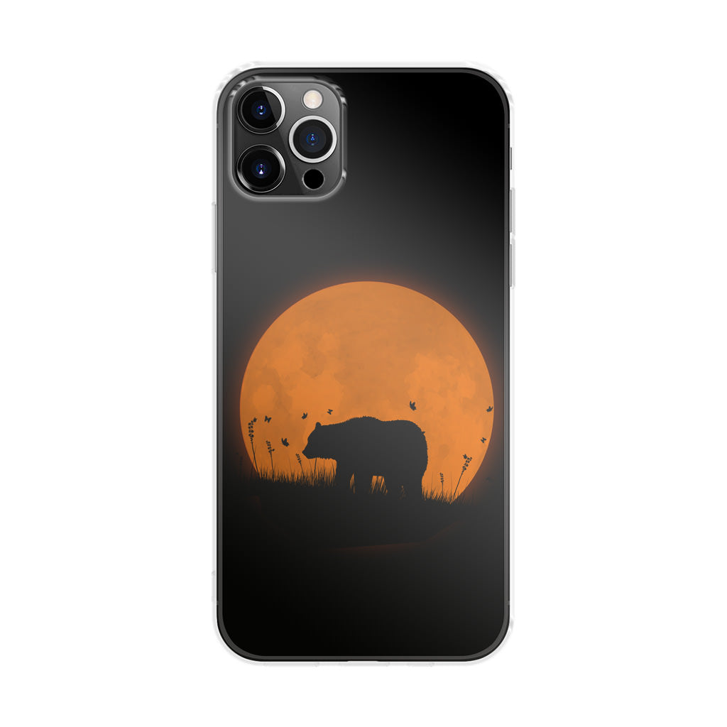 Bear Silhouette iPhone 12 Pro Max Case