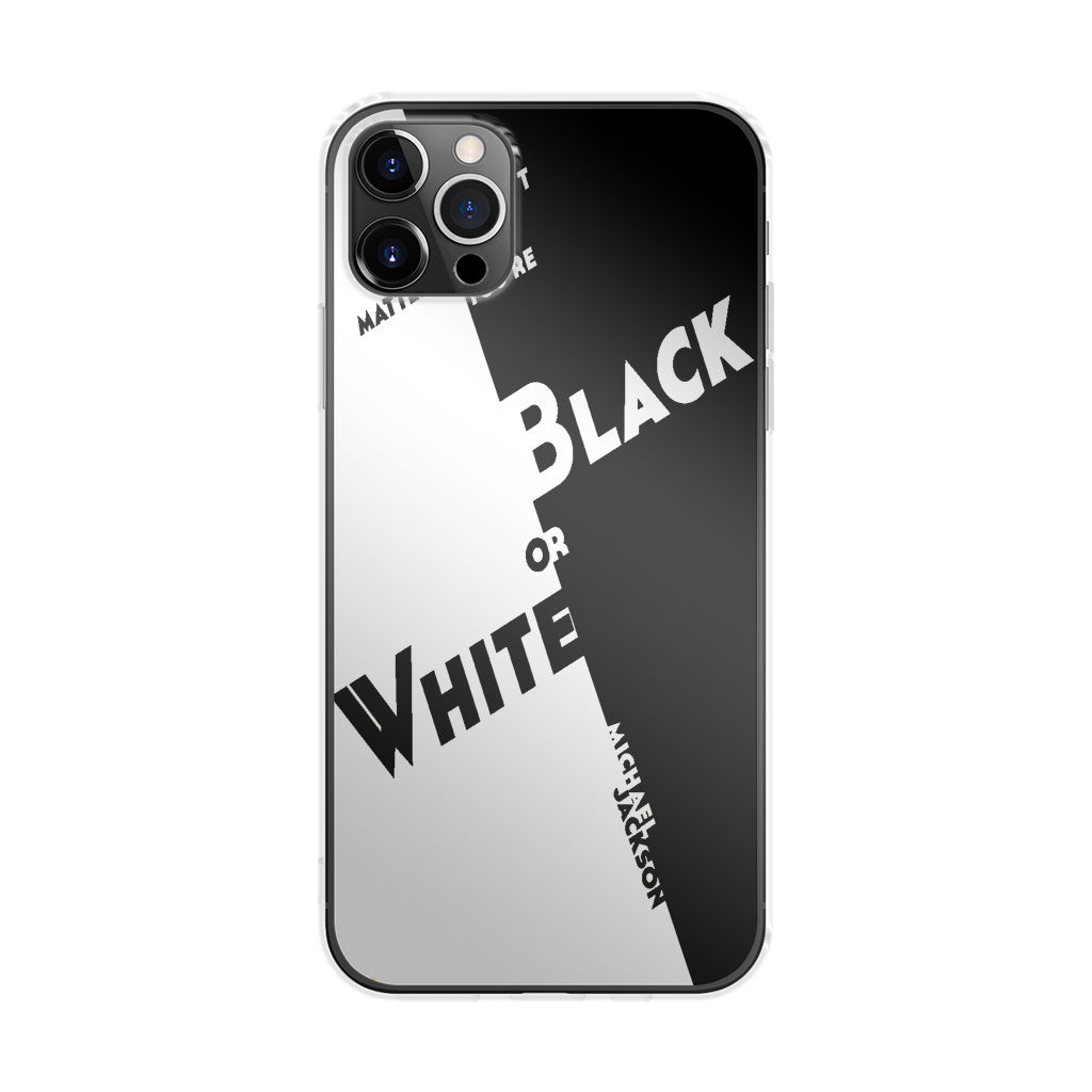 Black Or White Michael Jackson iPhone 12 Pro Max Case