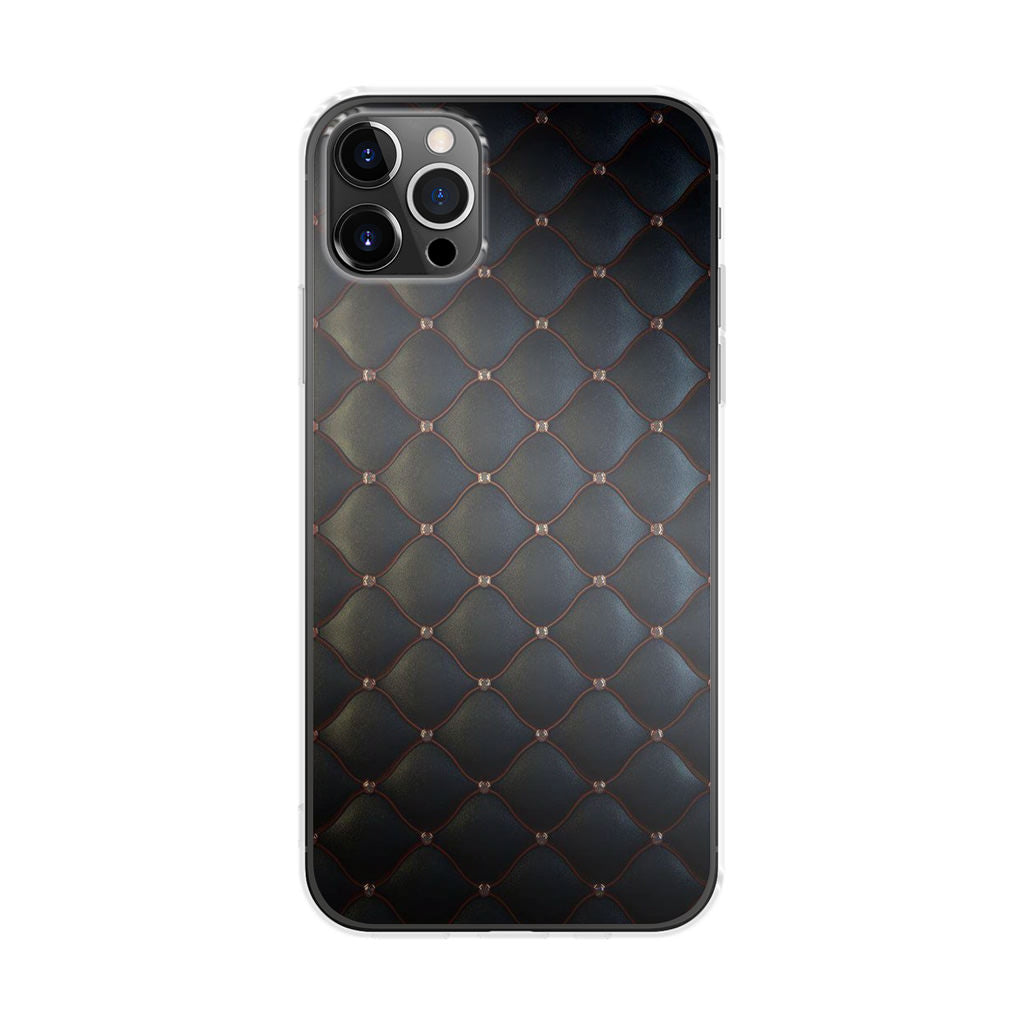Black Royal Pattern iPhone 12 Pro Max Case