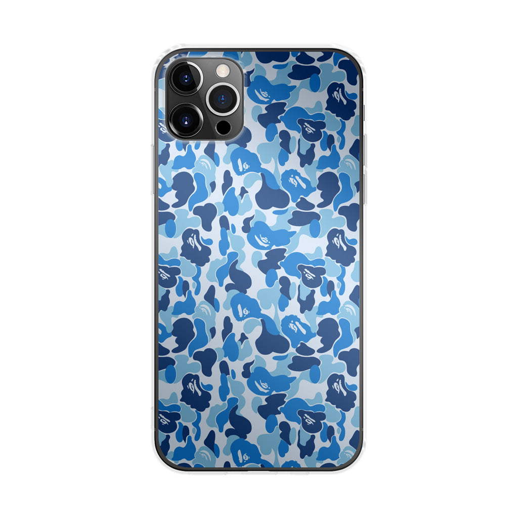 Blue Camo iPhone 12 Pro Max Case