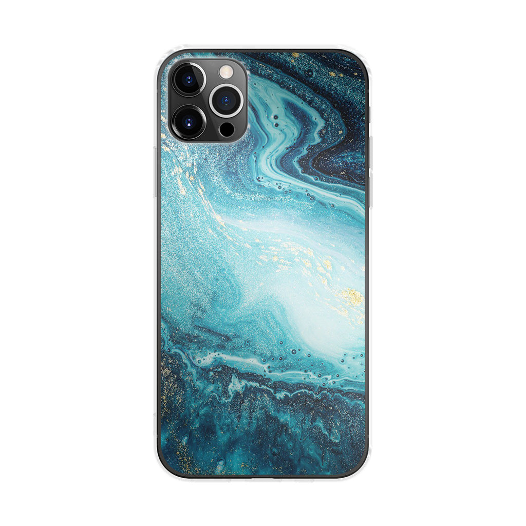 Blue Water Glitter iPhone 12 Pro Max Case