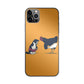 Cat Chicken Yellow Underwear Cute iPhone 12 Pro Case