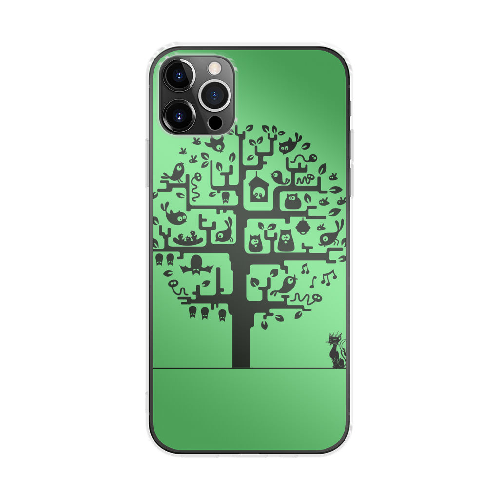 Cat Tree iPhone 12 Pro Case