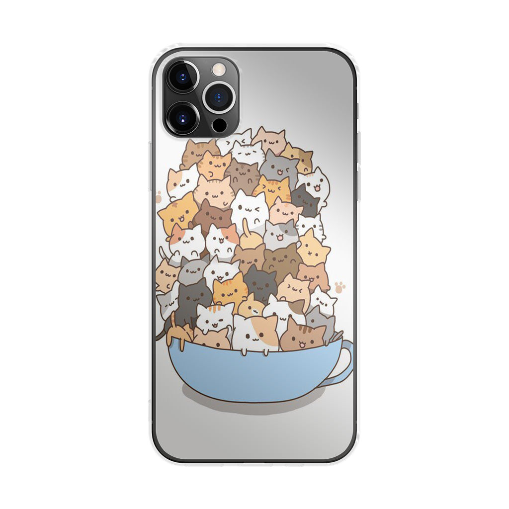 Cats on A Bowl iPhone 12 Pro Max Case