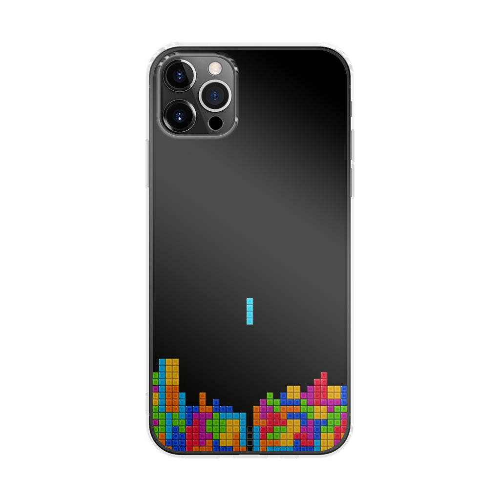 Classic Video Game Tetris iPhone 12 Pro Case