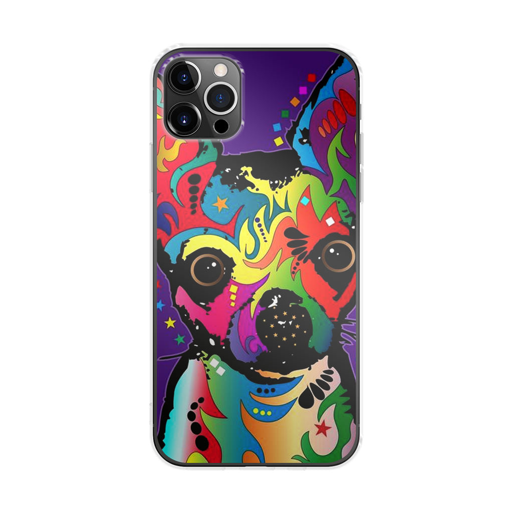 Colorful Chihuahua iPhone 12 Pro Case