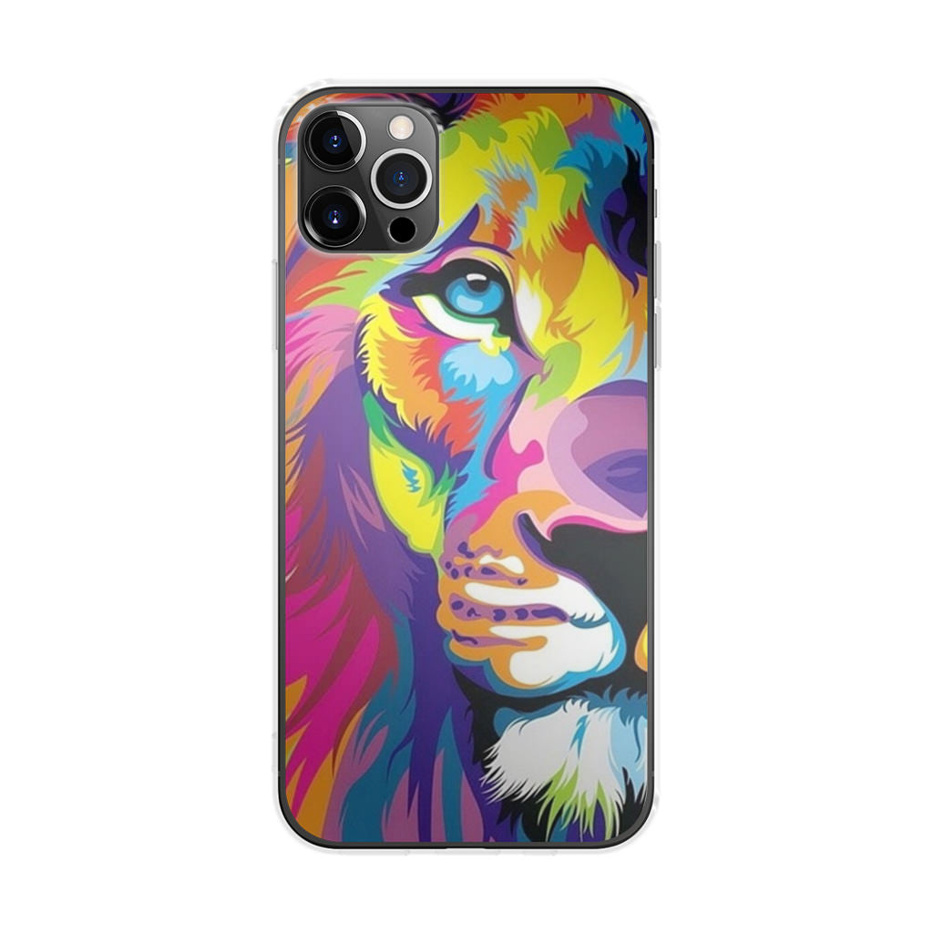 Colorful Lion iPhone 12 Pro Case