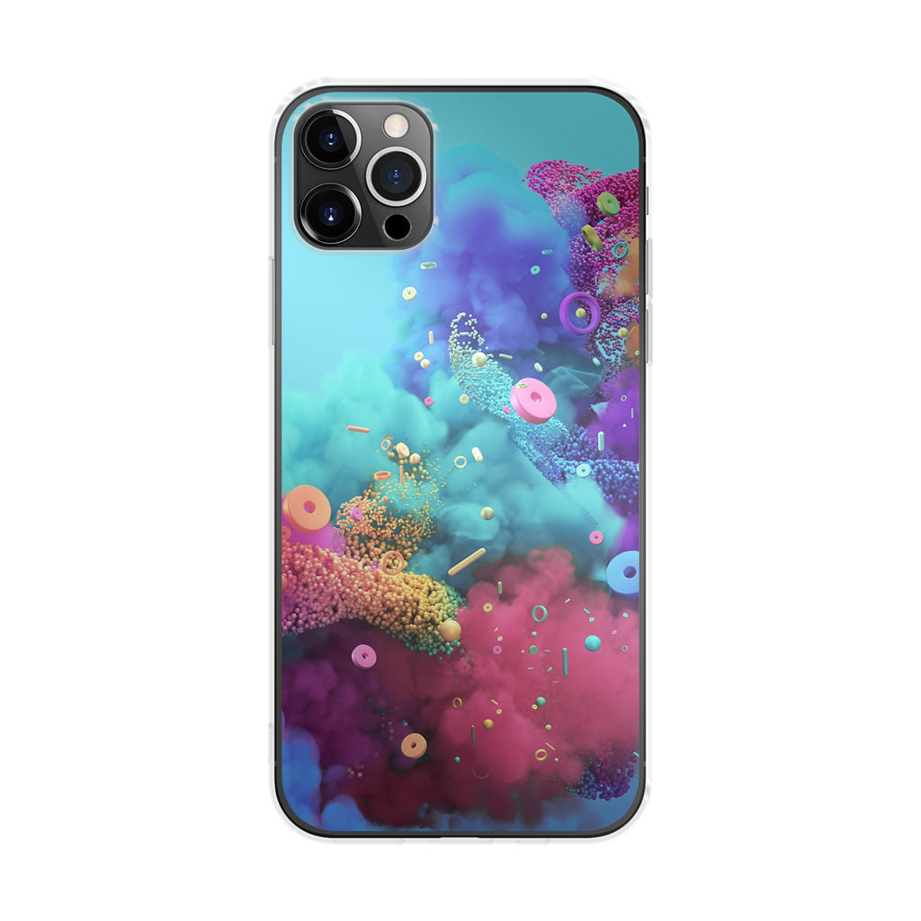 Colorful Smoke Boom iPhone 12 Pro Case