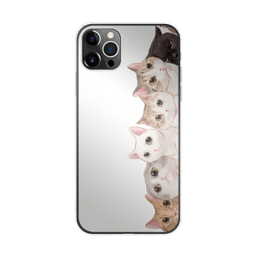 Cute Cats Vertical iPhone 12 Pro Case