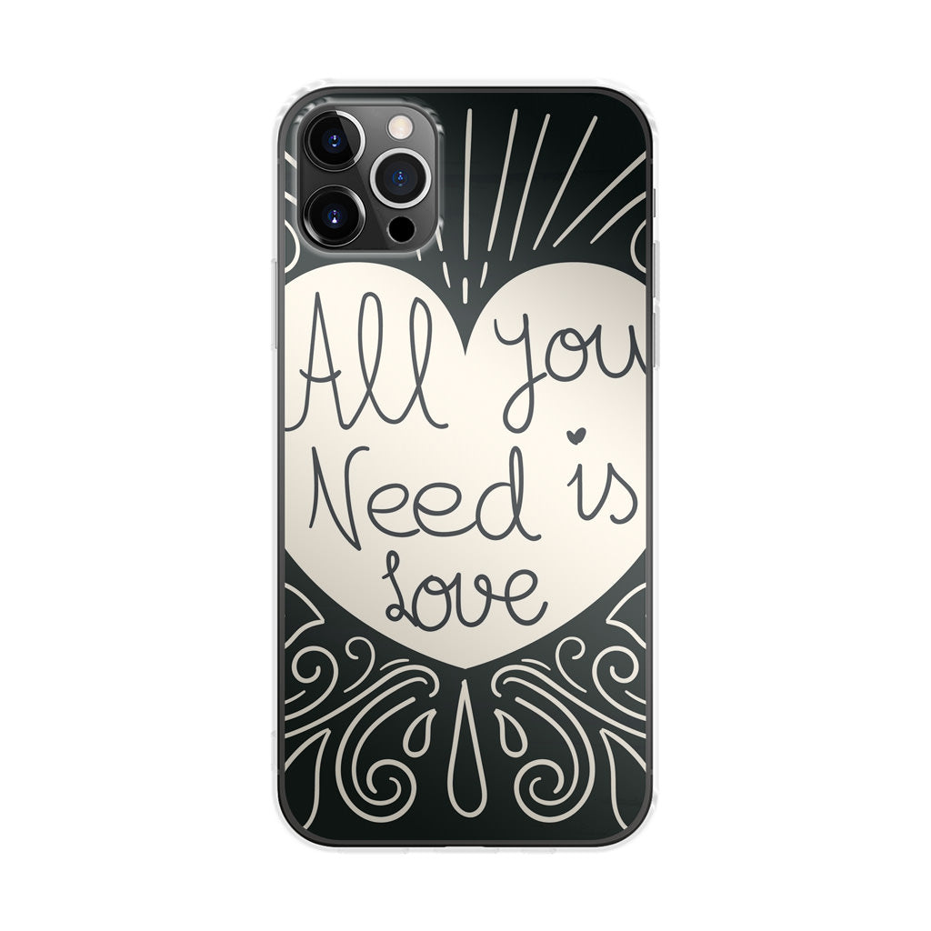 Drawn Love iPhone 12 Pro Case