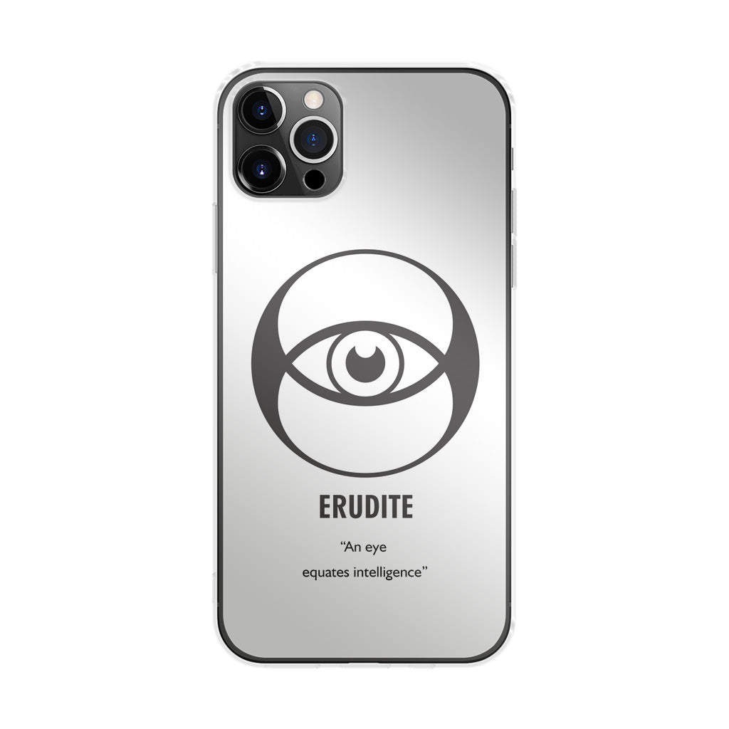 Erudite Divergent Faction iPhone 12 Pro Case