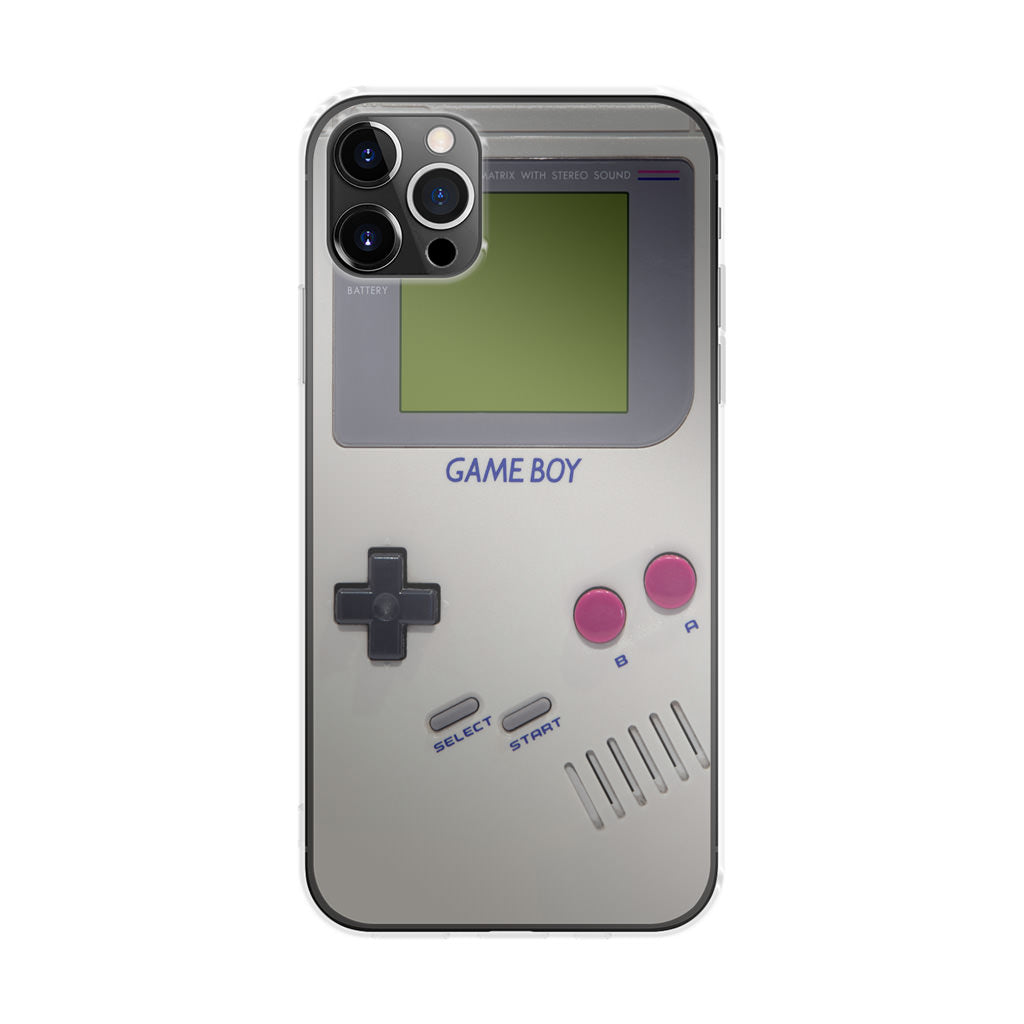 Game Boy Grey Model iPhone 12 Pro Case