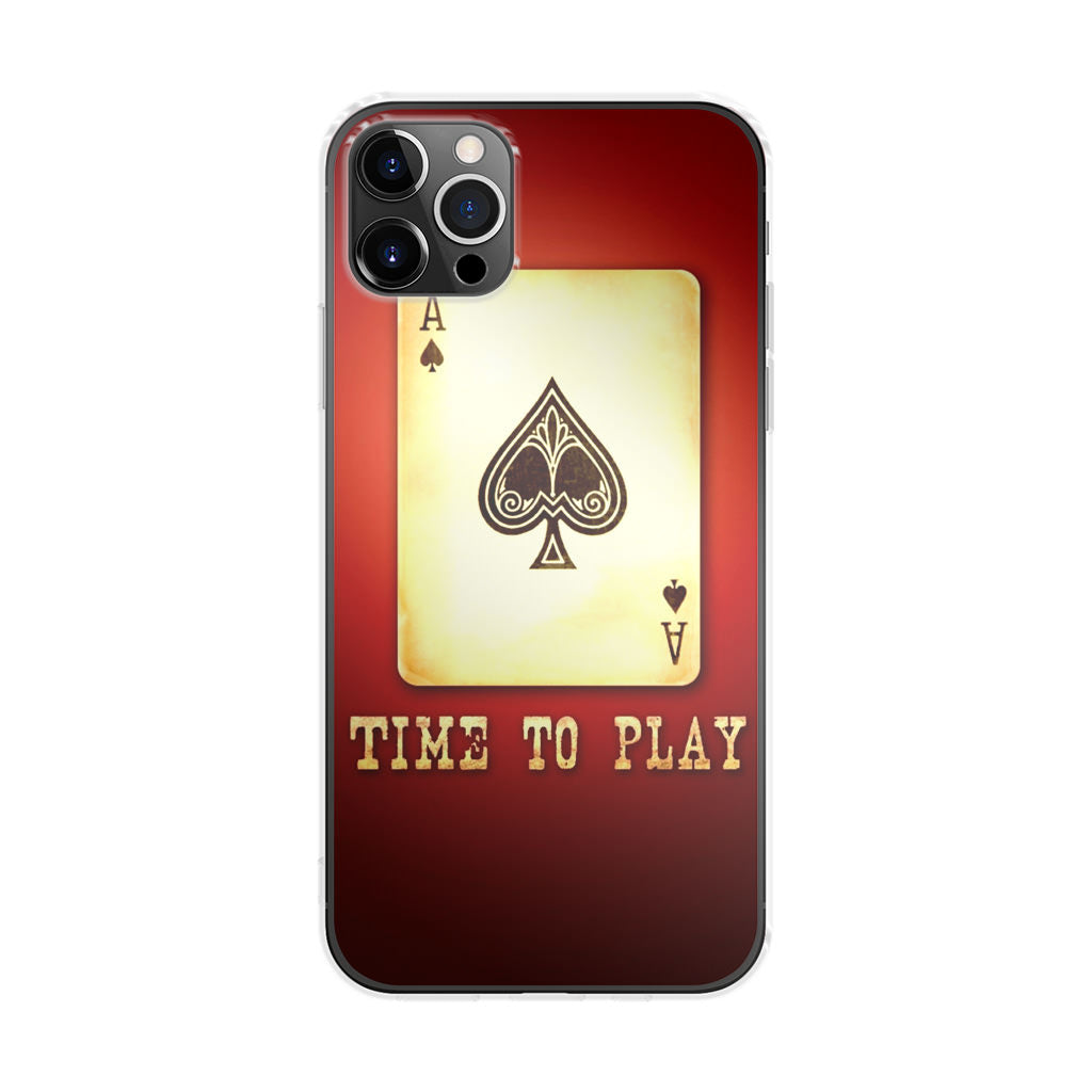 Game Card Time To Play iPhone 12 Pro Case