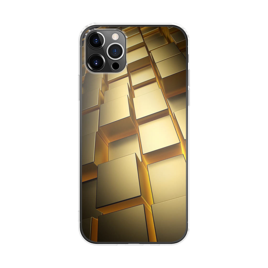 Golden Cubes iPhone 12 Pro Case