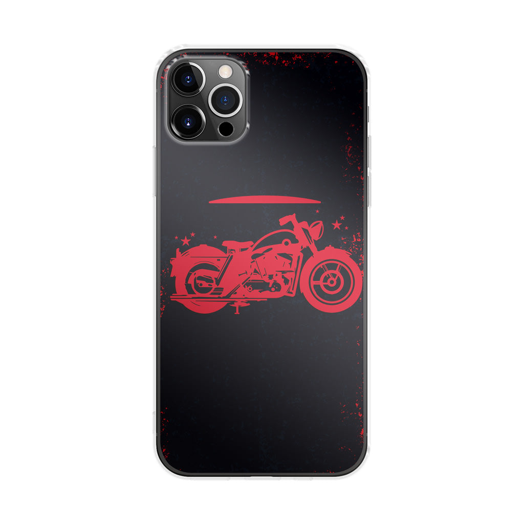 Motorcycle Red Art iPhone 12 Pro Case