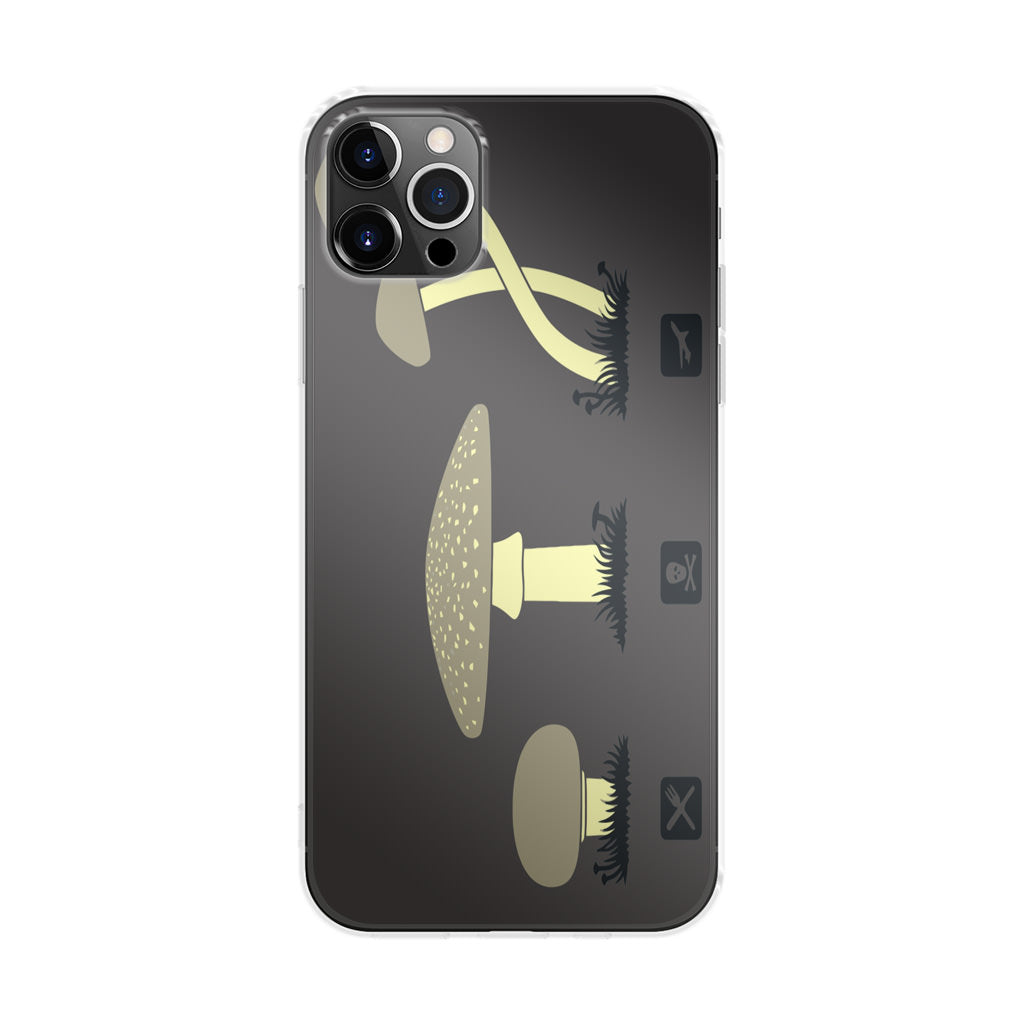 Mushroom Minimalism iPhone 12 Pro Case