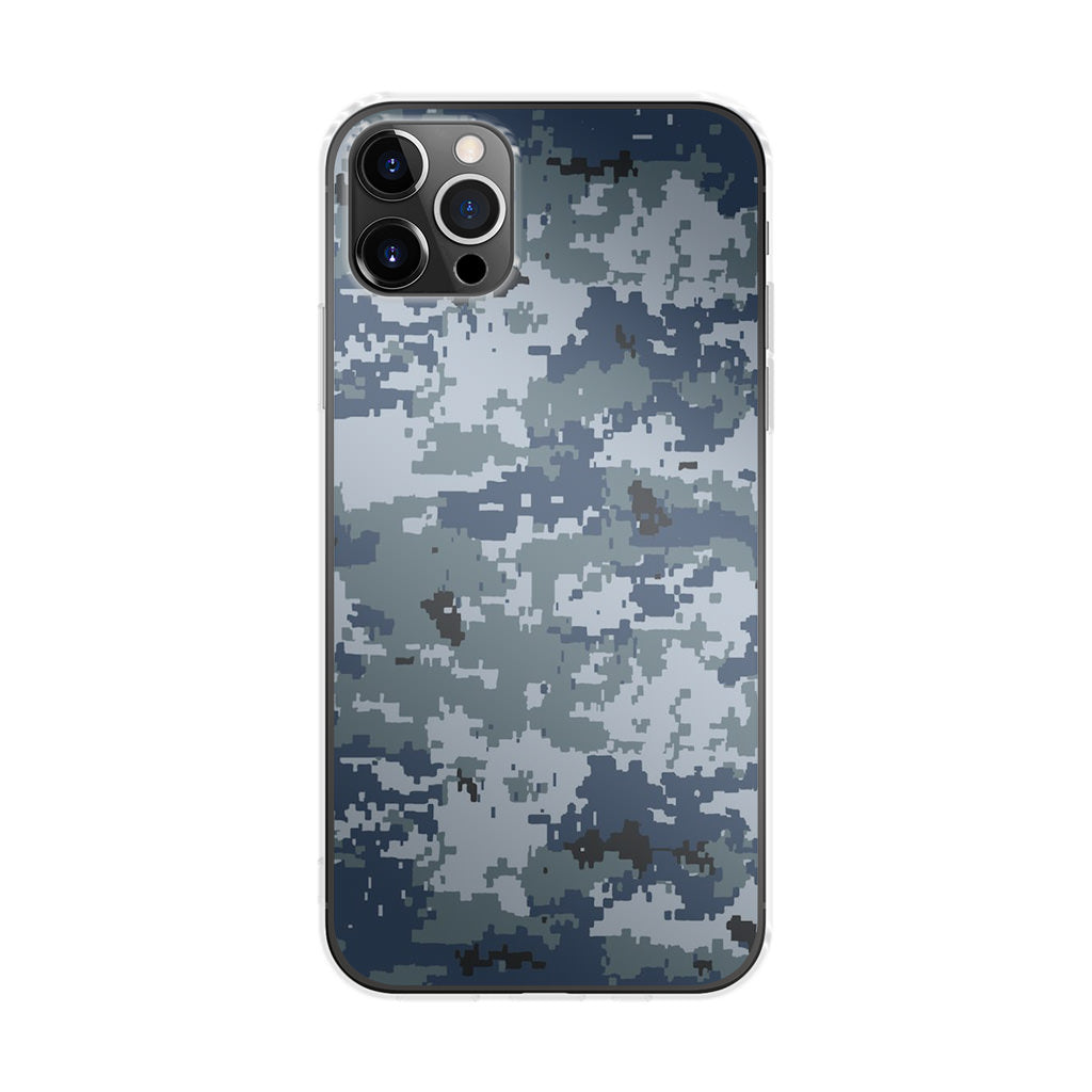 Navy Camo iPhone 12 Pro Case