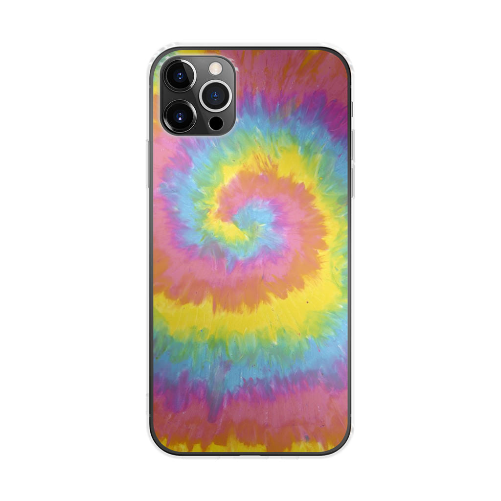 Pastel Rainbow Tie Dye iPhone 12 Pro Case