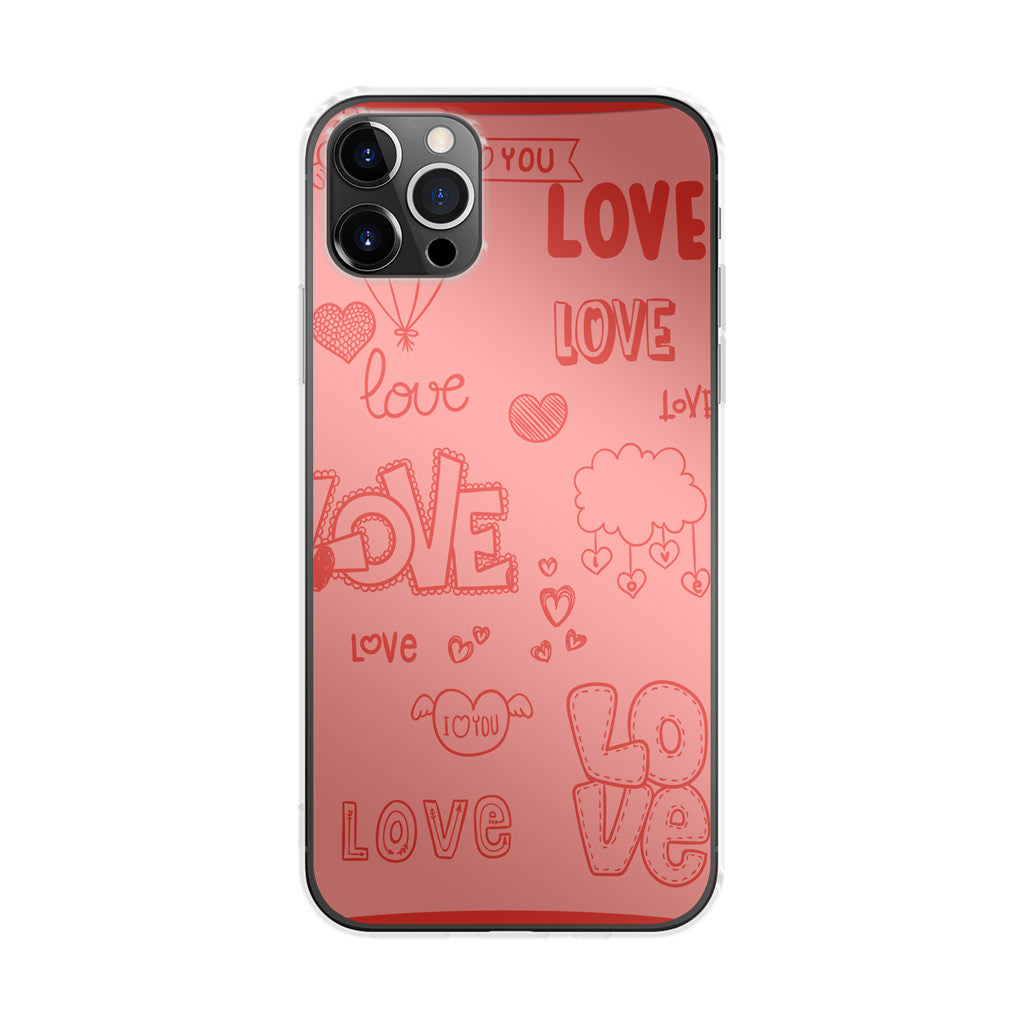 Pink Lover iPhone 12 Pro Case